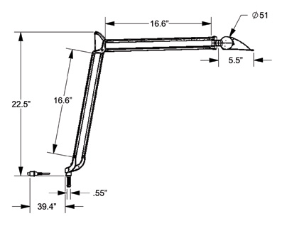 Specs Images: Diffrient Task Light Measurements